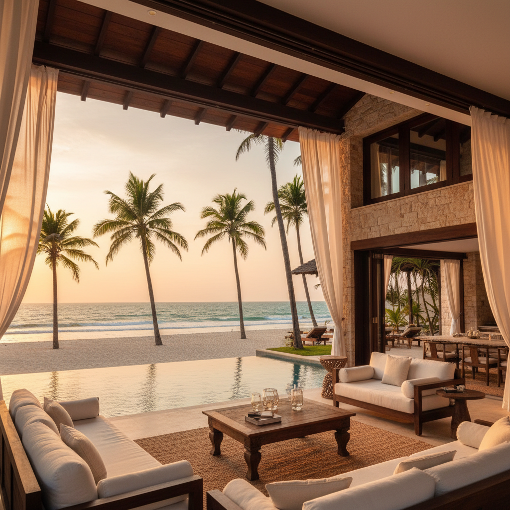 Beachfront Villa — Morjim